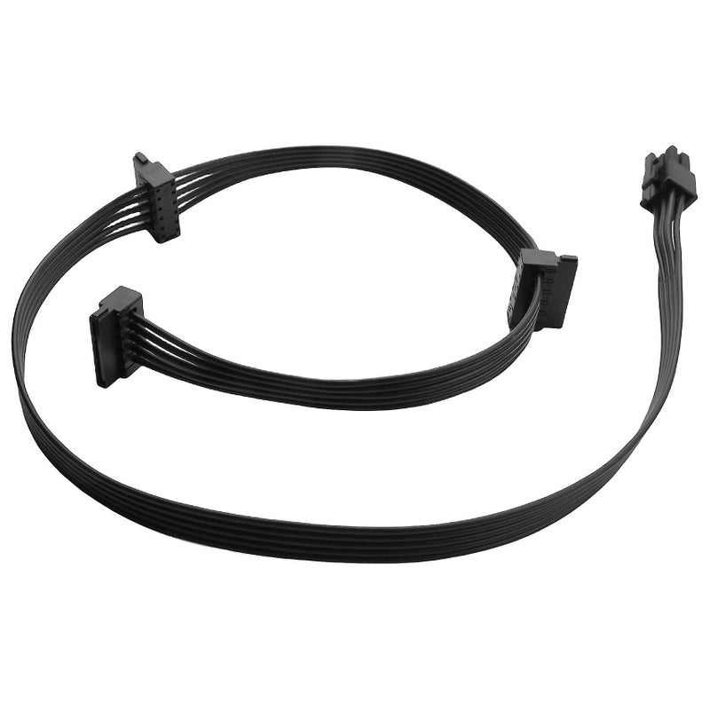 كابل طاقة دواعي استخدامي من 6 دبوسات إلى 4 منافذ SATA لمسلسل Corsair RMX - Image 1