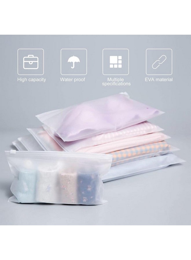 ZURATO 5pc Set Transparent Packing Bags for Travelling, Zip Bags for Clothes, Cosmetic, Jewellery, Tolitary, Shoes Storage Bag for Travel Organizer, Zip Lock Bag with Air Vent Hole (4 Set) - Image 4