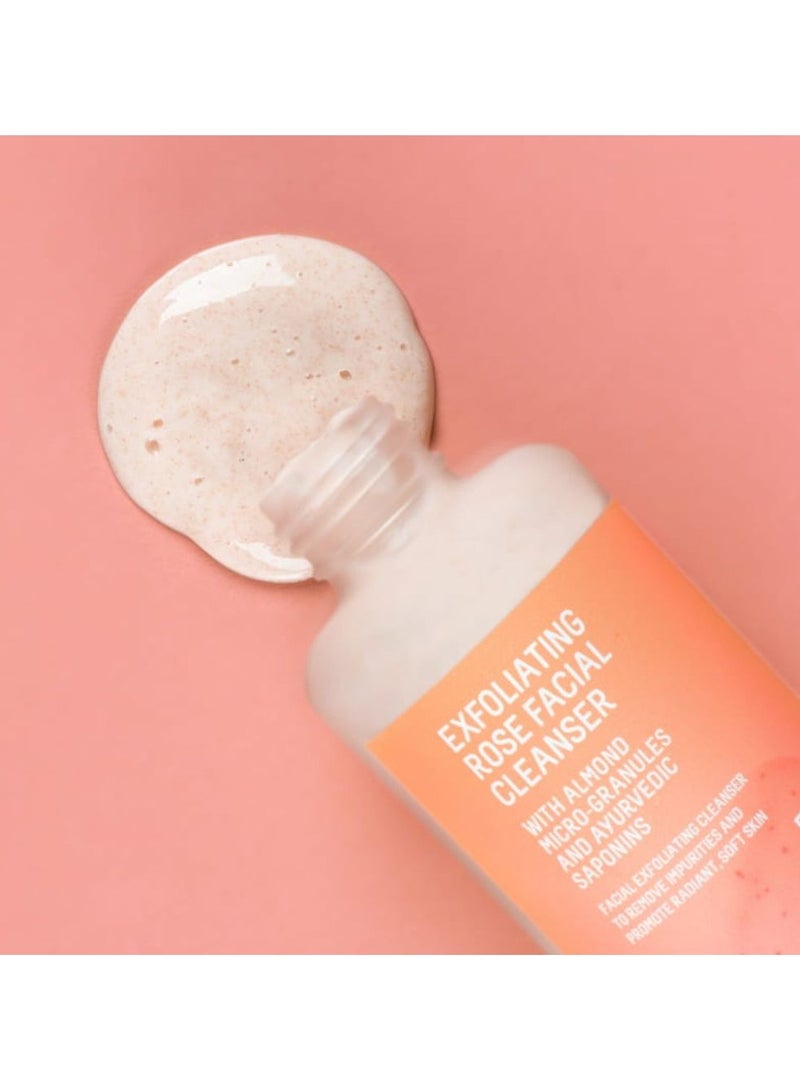 Freshly Exfoliating Rose Facial Cleanser Moisturizing Scrub 100ml - Image 4