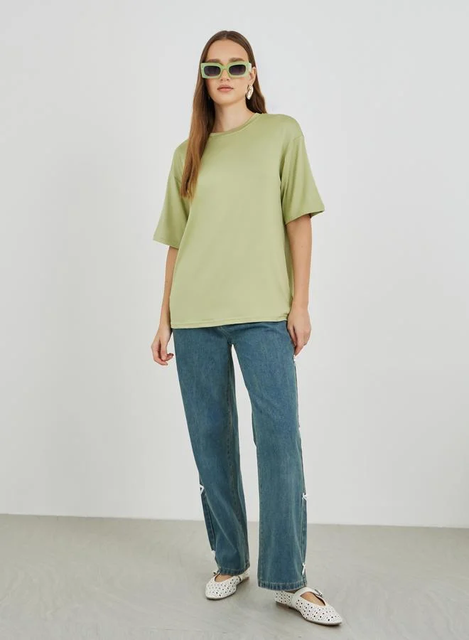 Take Two Take Two Graphic Printed Oversized T-Shirt