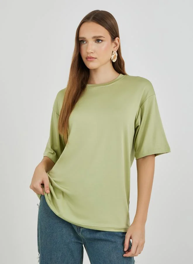 Take Two Take Two Graphic Printed Oversized T-Shirt