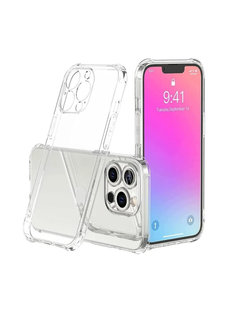 traditious Clear Case for iPhone 12 Pro Max 6.7-Inch – Shockproof Bumper Cover with Anti-Scratch Clear Back – Transparent Protective Case  - Image 1
