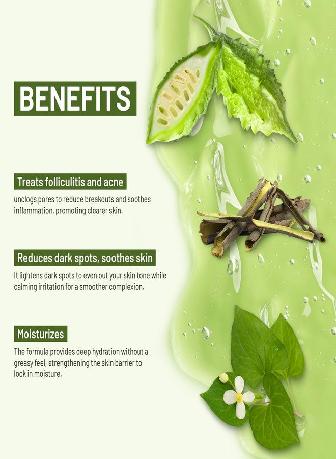 ABERA Folliculitis, BHA Shower Gel, High-Performance Folliculitis Body Wash, Wild Bitter Melon Extract, Reduces Back Acne & Hyperkeratosis,10,14 fl oz - Image 3