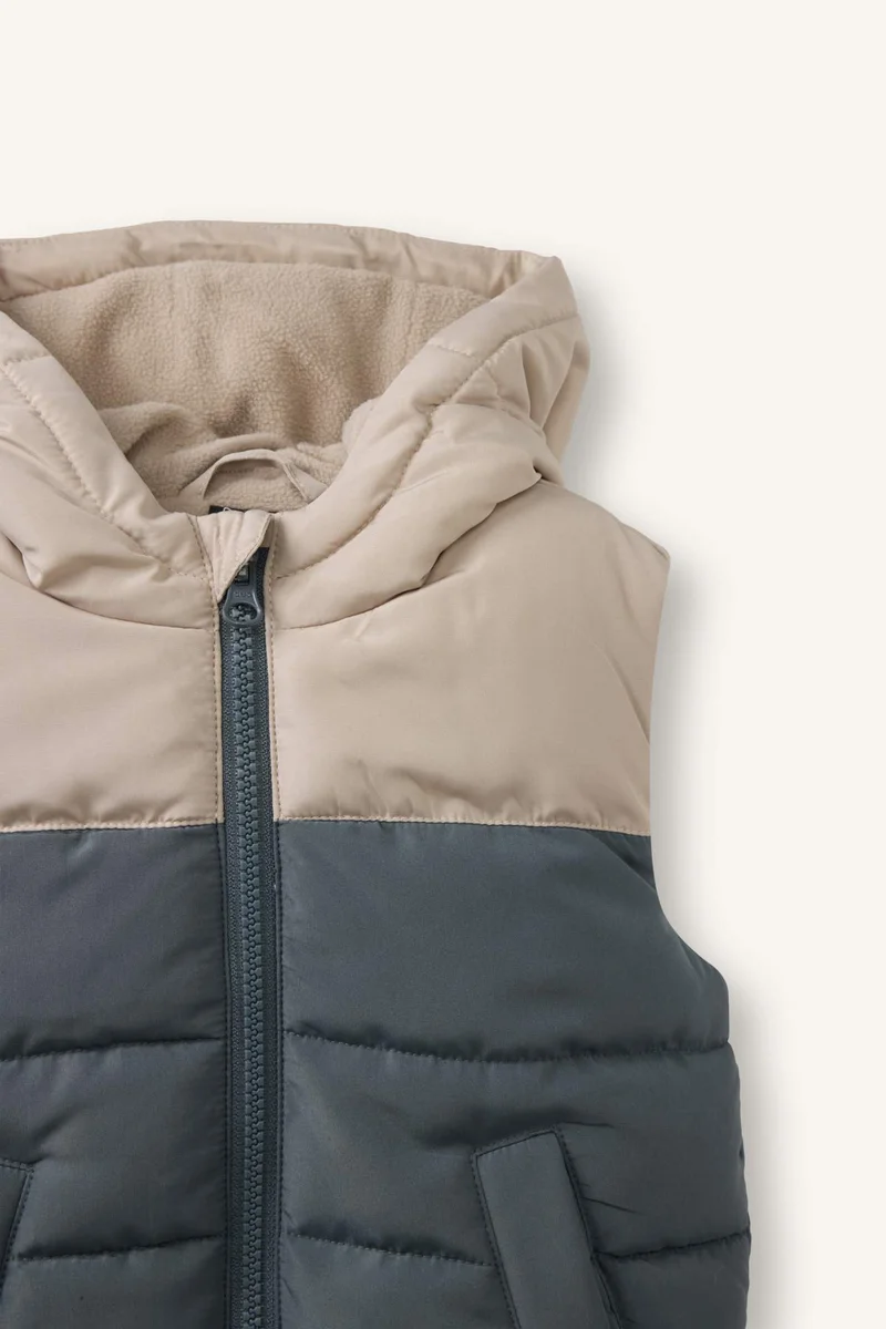ديفاكتو Baby Boy Waterproof Fleece Lined Vest