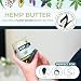 Zatural Hemp Body Butter 17,500mg Hemp per oz Organically Grown Raw Vegan Hemp and Cocoa Creamy Texture. (8oz) - Image 3