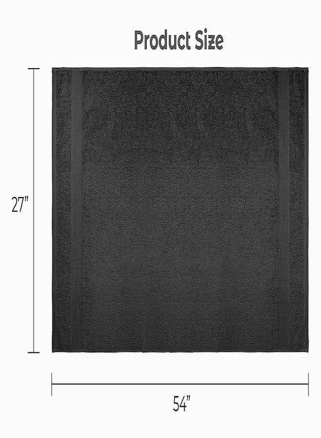Softolle Luxury Bath Towels Set of 4 (27” x 54”) | Towels for Bathroom | Super Soft | Highly Absorbent Towels for Home, Spa, Gym (Grey) - Image 4