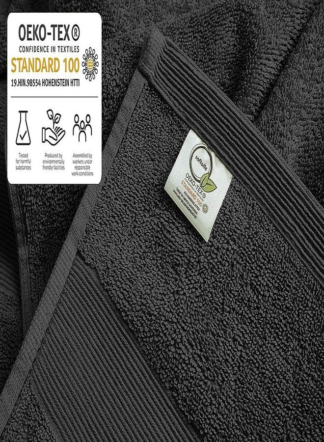 Softolle Luxury Bath Towels Set of 4 (27” x 54”) | Towels for Bathroom | Super Soft | Highly Absorbent Towels for Home, Spa, Gym (Grey) - Image 5