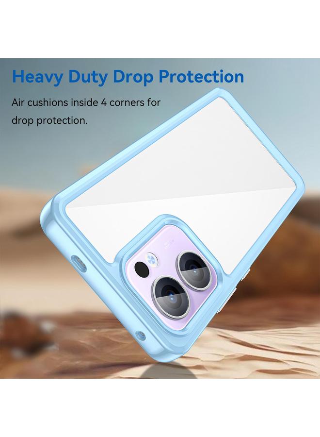 اس-توب جراب لهاتف OPPO Reno13 F من سلسلة ملونة من الأكريليك الهجين المصنوع من مادة TPU - Image 3