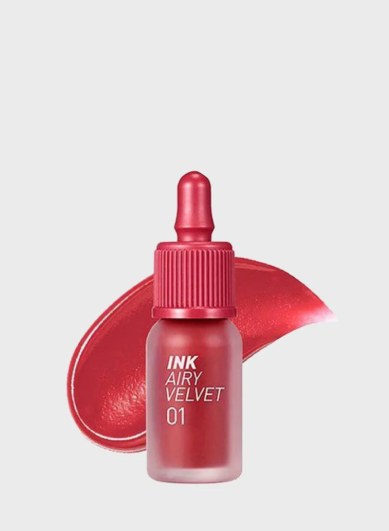 Peripera Peripera Ink Airy Velvet (AD) #01 Hotspot Red
