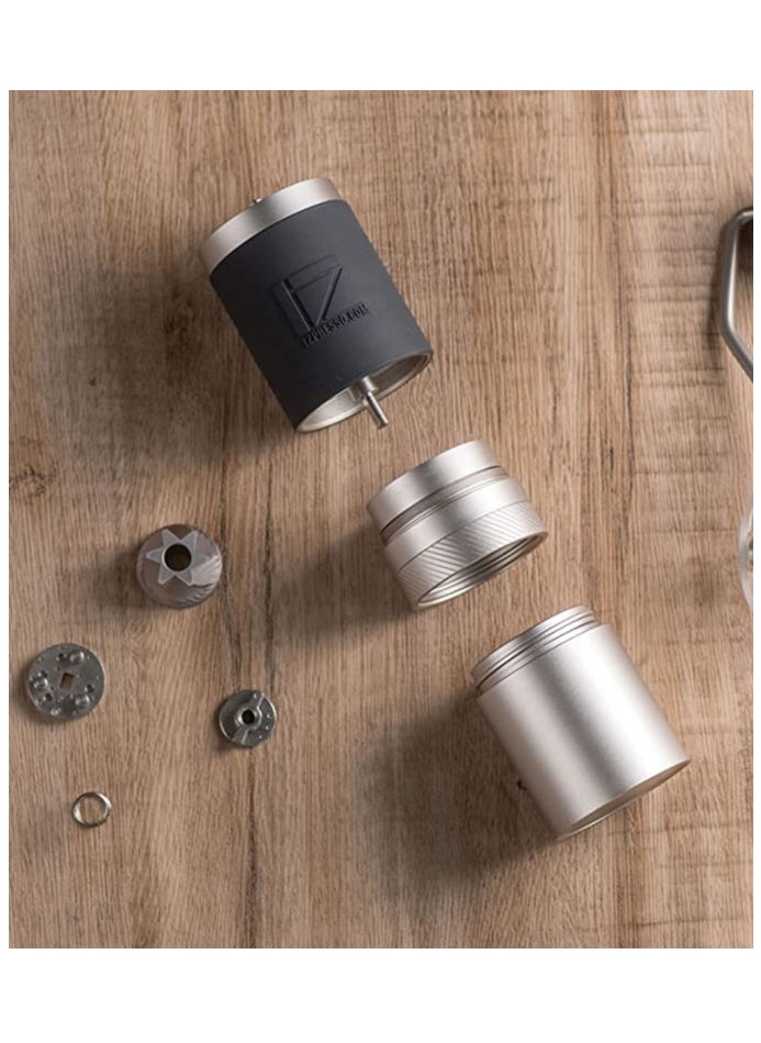 1ZPRESSO - 1Zpresso JX Manual Coffee Grinder - Silver - Image 1