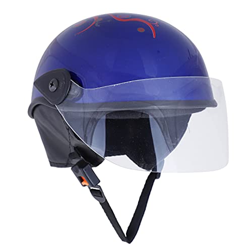 Sage Square Polycarbonate Multi-Purpose Non-Motorized Helmet for Men & Women - Sticker (Blue) - Image 1