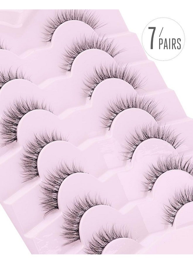 اونلي اول رموش طبيعية رموش ناعمة ذات مظهر طبيعي رموش صناعية رموش طبيعية متوهجة رموش صناعية ناعمة رقيق 7 أزواج D1 طبيعية (613 مم) - Image 3