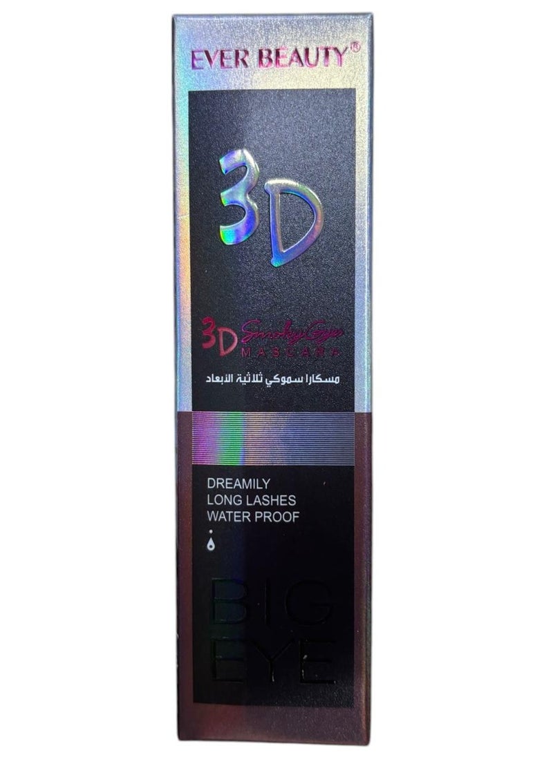 Ever Beauty Ever Beauty 3D Smoky Eyes Mascara – Long, Voluminous & Waterproof  - Image 1