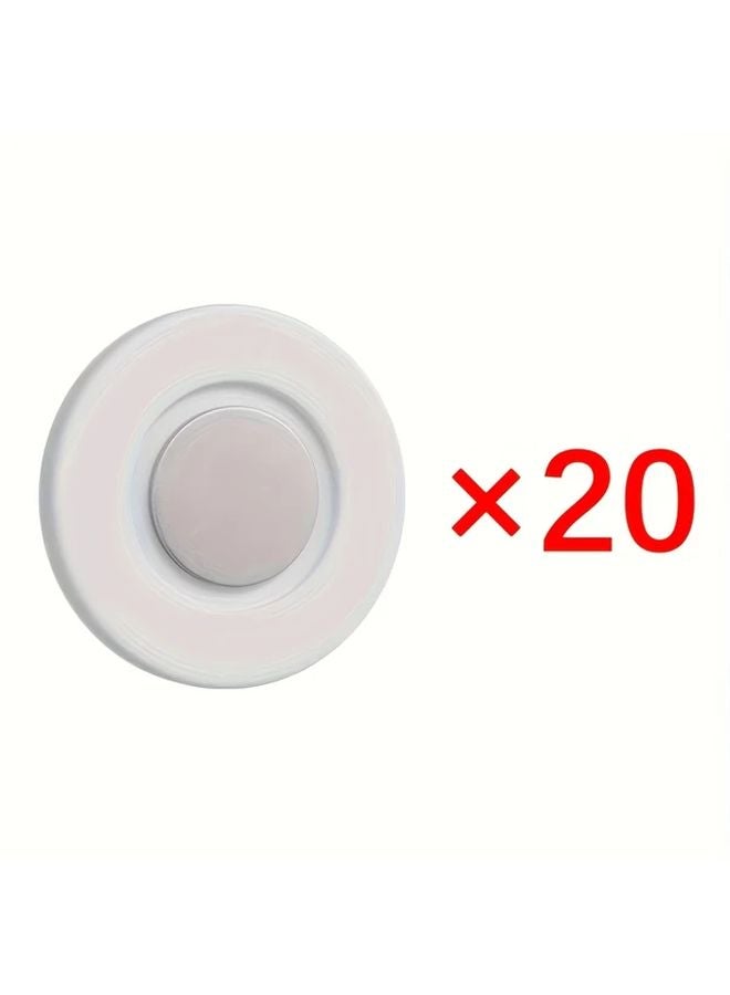 20 Pcs Magnetic Remote Control Holder Universal Suction Cup Wall Mount No Trace - Image 1