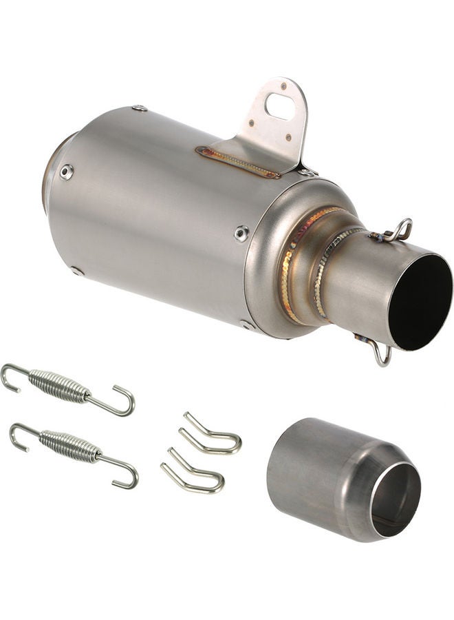 NIBEMINENT Frosted Exhaust Muffler Pipe With Net Tail For Motorcycle - Image 5