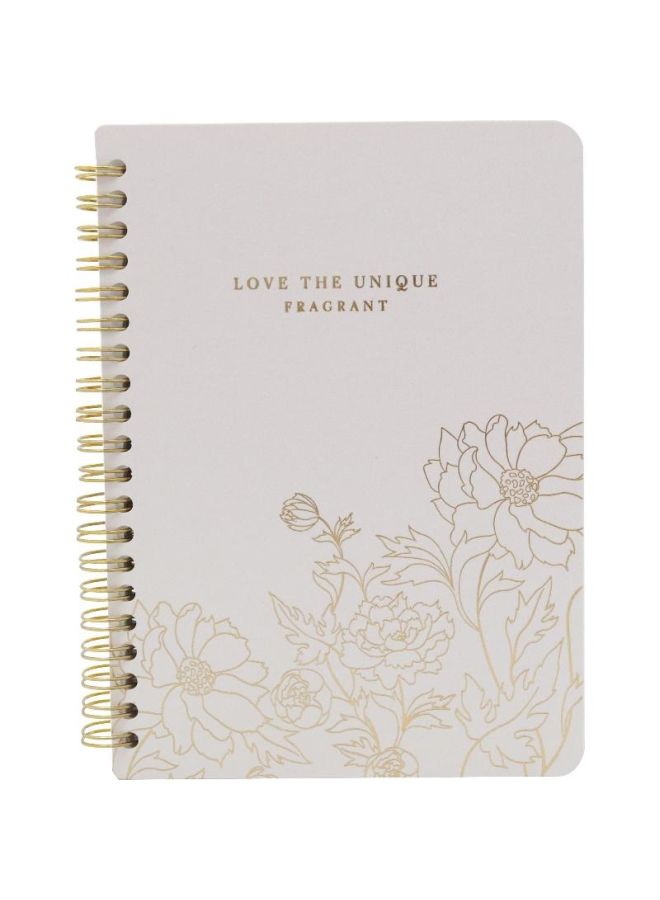 NIBEMINENT A5 Lined Fragrant Notebook Beige - Image 1