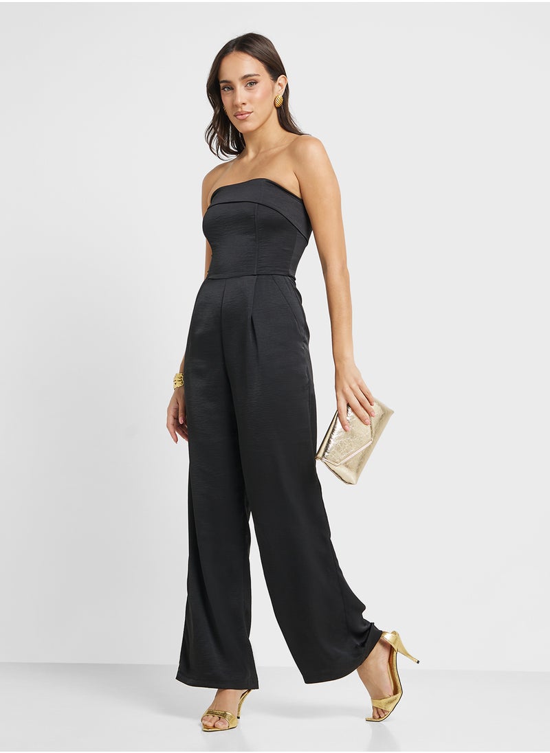 Jaded Rose Pocket Detail Bandeau Jumpsuit  - Image 1