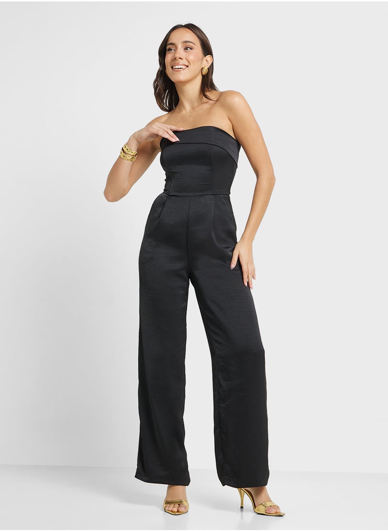 Jaded Rose Pocket Detail Bandeau Jumpsuit  - Image 4