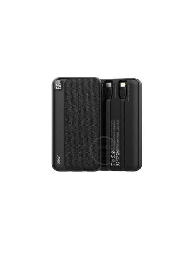 LANEX Lanex N3 2 In 1 Backup Battery (Type C Lightning) 1 Type C 1 Lightning 2.1A 10000mAh Led Screen  - Image 3