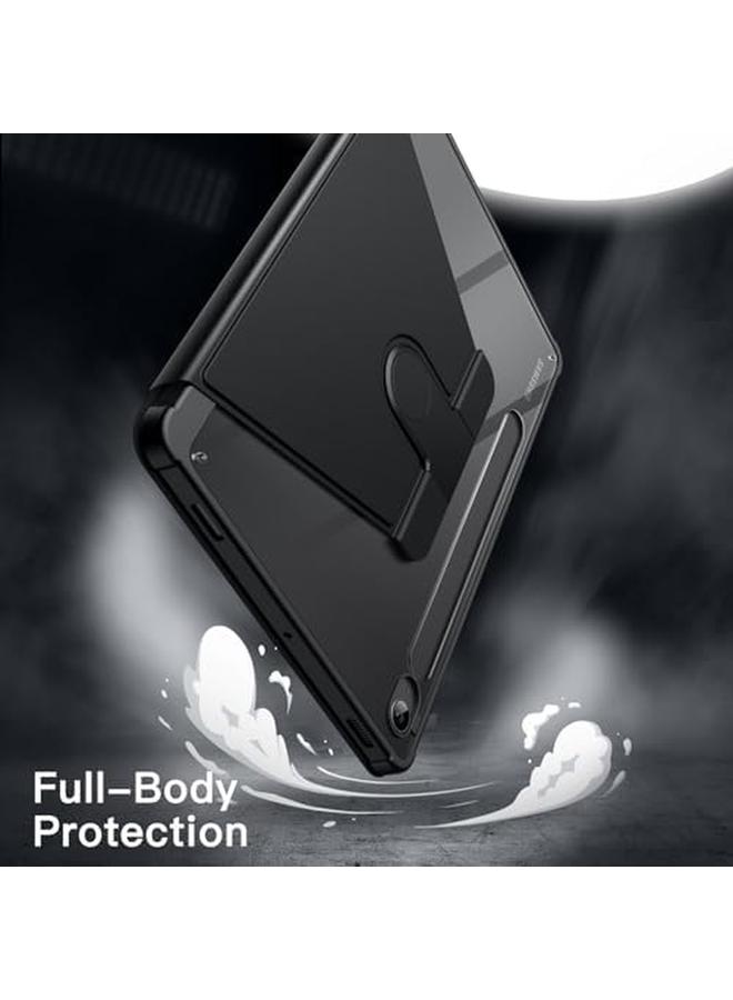 جي تيك حافظة دوارة لجهاز سامسونج جالكسي تاب S9 Fe مقاس 10.9 بوصة S9 11 بوصة 2023 مع حامل قلم S، غطاء واقٍ يدور 360 درجة، ظهر شفاف، خاصية الاستيقاظ التلقائي، لون أسود - Image 4