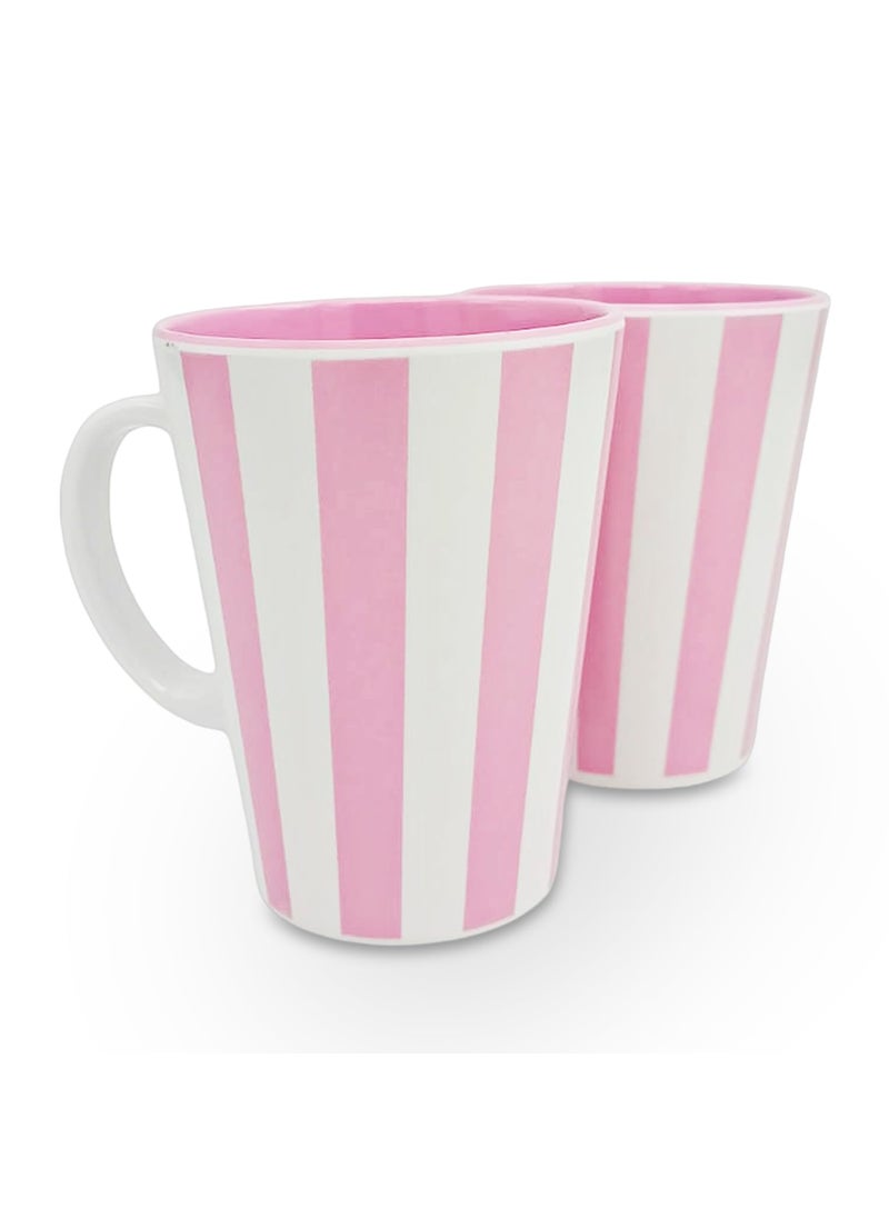 Superware Superware | Pure Melamine | Coffee Mug – Vertiline Beauty Pink 440ml. (Pack of 2) | Stain Free, Glazed Finish  - Image 2