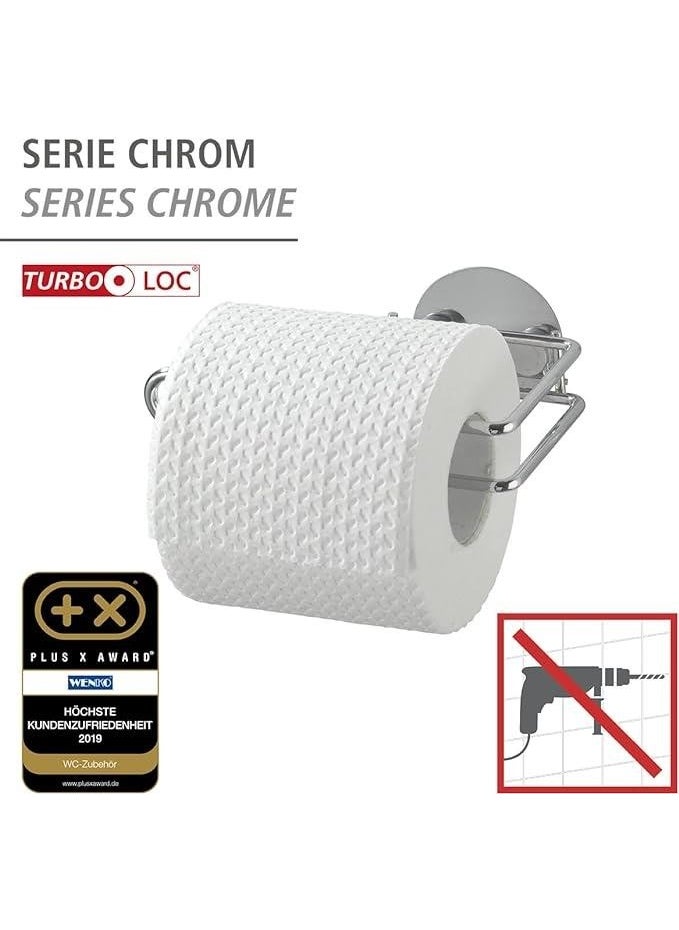 Turbo-Loc Toilet Paper Holder - Fixing Without Drilling, Steel, 14 x 6 x 9 Cm, Chrome - pzsku/Z69F029B78FABFA0162F3Z/45/_/1731686966/8f26de76-5200-4913-a014-f96a7fdae460