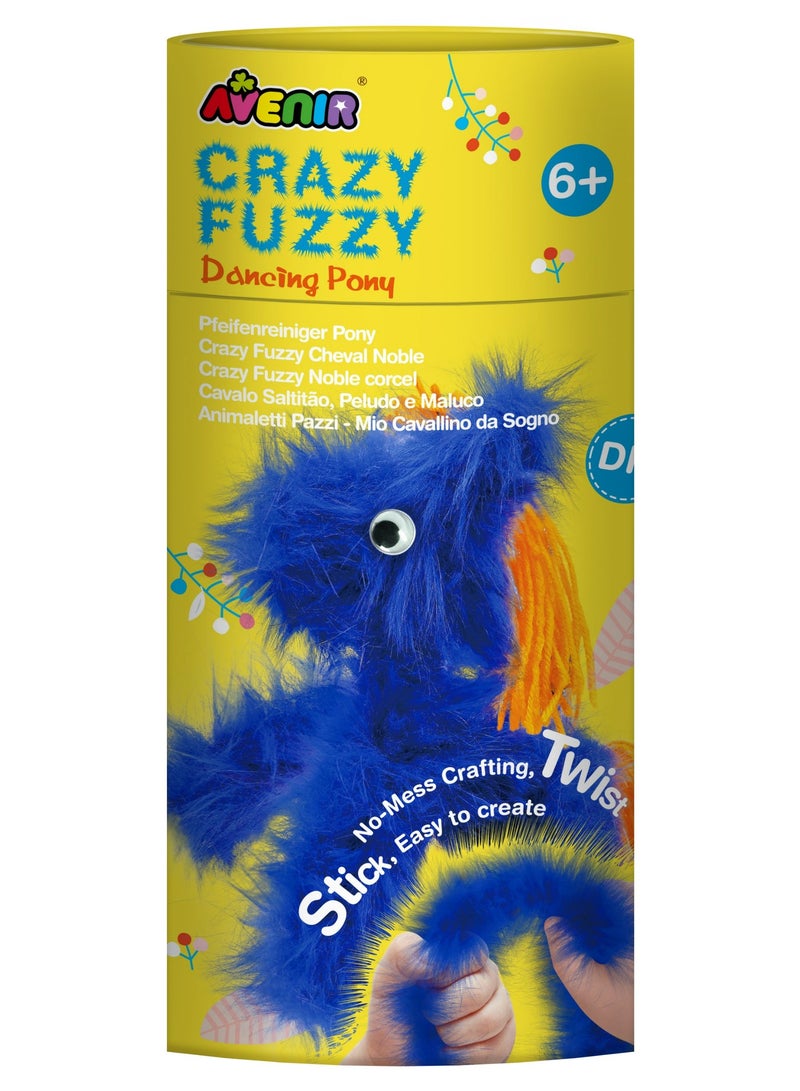 Avenir - Crazy Fuzzy Dancing Pony Craft Kit – Fun Hands-On DIY Project for Kids | Creative Educational Activity for Self-Esteem, Learning & Play - Image 2