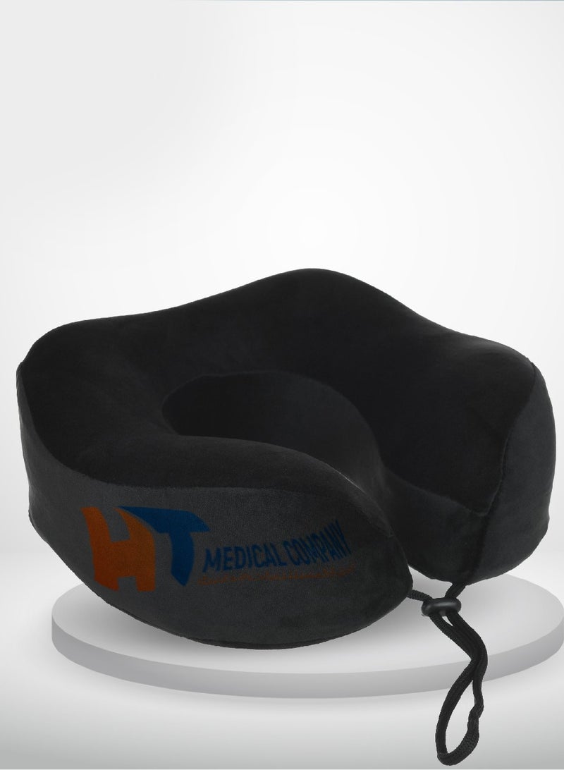 HT Premium Medical Pillow Made of High-Quality Memory Foam - Black - Image 2