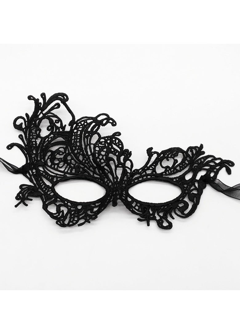 General Adult masquerade mask mysterious fun lace mask ladies lace headdress dress up costume  - Image 1