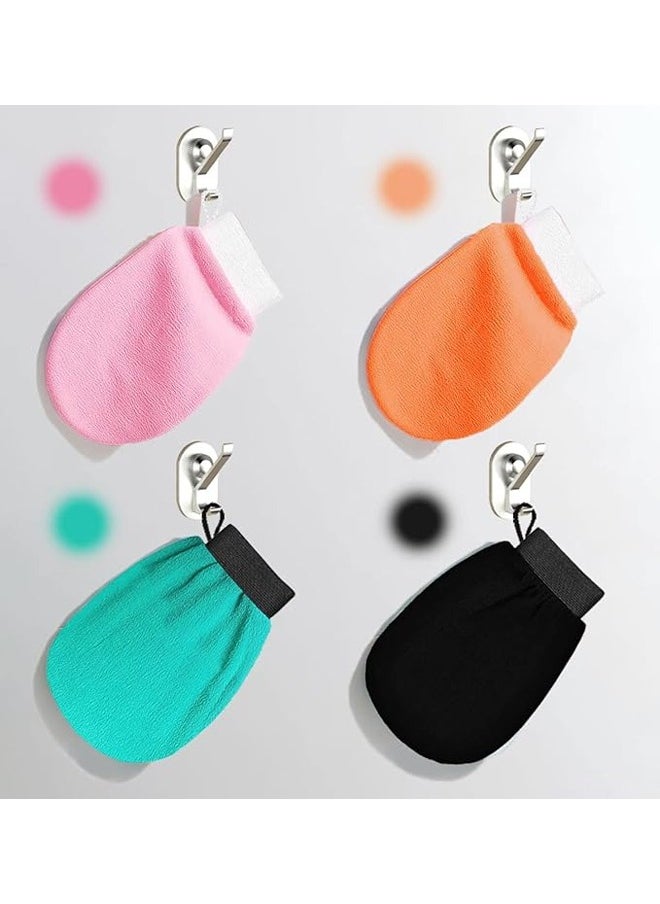 VOGMAX - Korean loofah for skin cleansing and exfoliation, along with a viscose shower glove in pink, perfect for enjoying a Moroccan bath experience at home. - Image 1