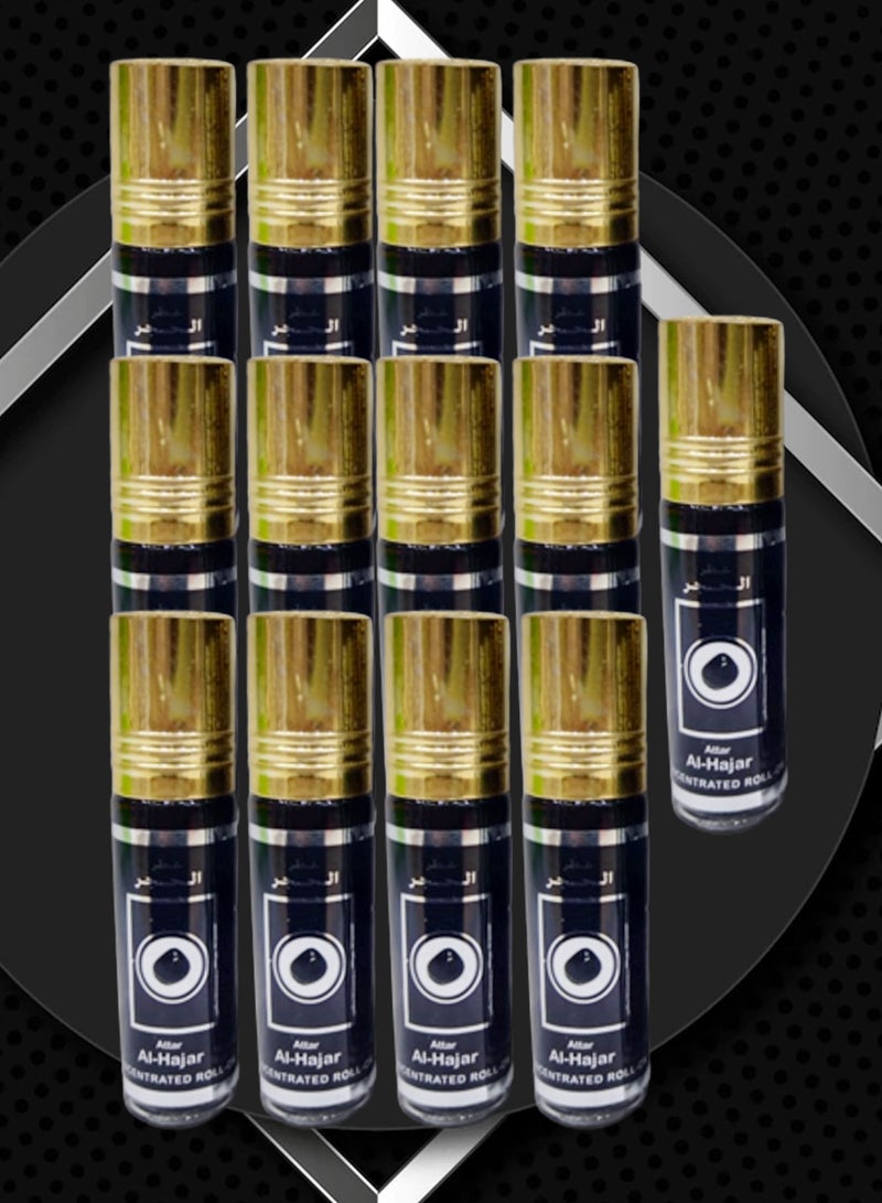 احلا 12 قطع عطر أهلا الحجر رول مركز 6 مل - Image 1