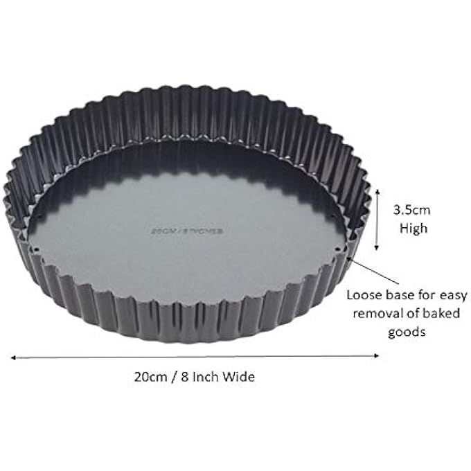 Tala Performance Eclipse NonStick 20cm dia x 35cm Tart tin - Image 5