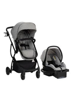 evenflo Omni Plus Baby Stroller Trolley System With Infant Carrier Baby Car Seat Grey  - Image 1