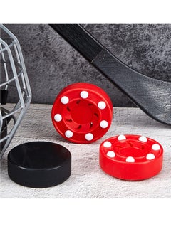 SYOSI Roller Hockey Puck Street Hockey Puck Official Game Puck Multifunctional Hockey Balls Novelty Indoor Hockey Set for Indoor and Outdoor Sport Dry Land Hockey Balls for Practicing Training Activities  - Image 2