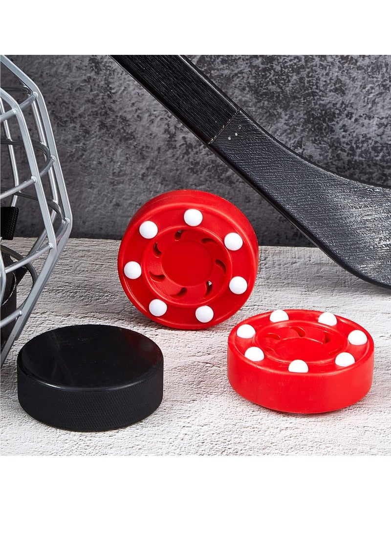 SYOSI - Roller Hockey Puck Street Hockey Puck Official Game Puck Multifunctional Hockey Balls Novelty Indoor Hockey Set for Indoor and Outdoor Sport Dry Land Hockey Balls for Practicing Training Activities - Image 1