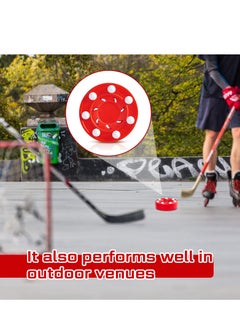 SYOSI Roller Hockey Puck Street Hockey Puck Official Game Puck Multifunctional Hockey Balls Novelty Indoor Hockey Set for Indoor and Outdoor Sport Dry Land Hockey Balls for Practicing Training Activities  - Image 5