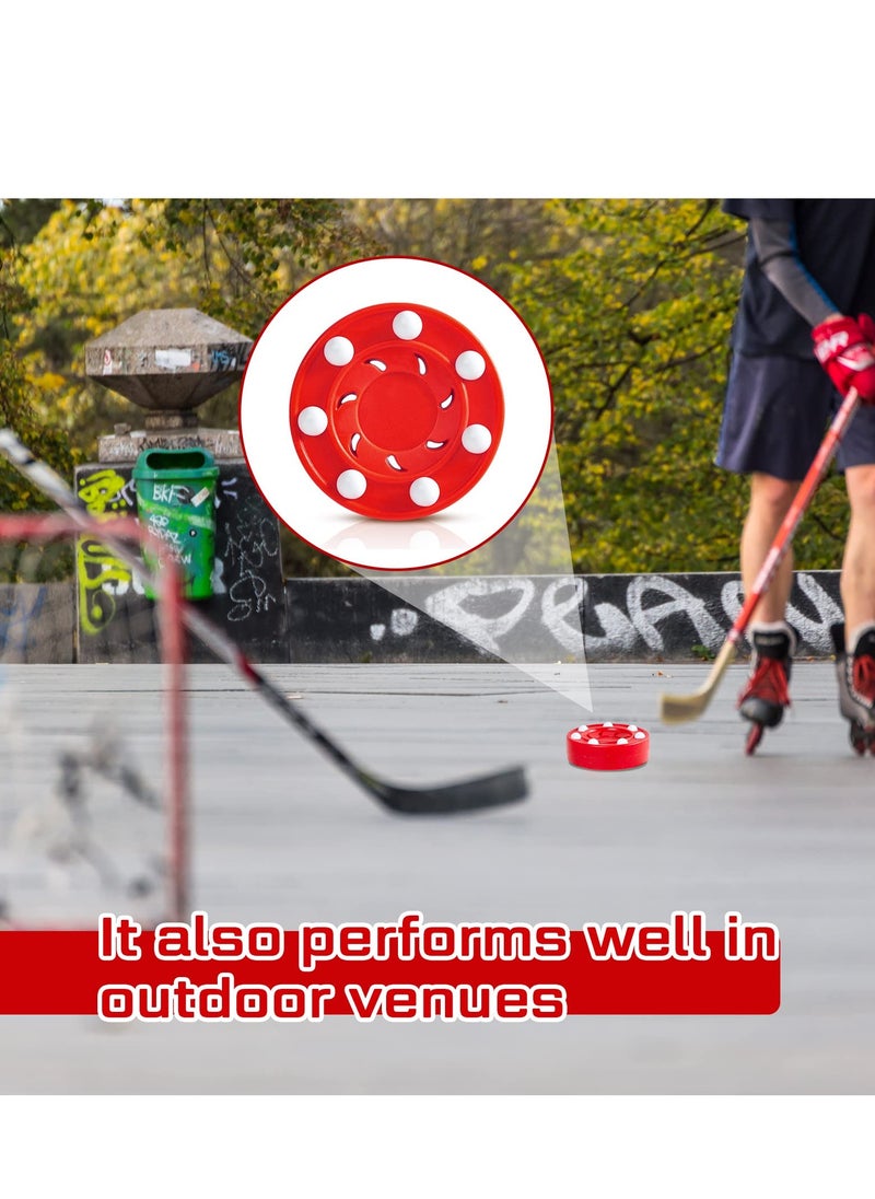 SYOSI - Roller Hockey Puck Street Hockey Puck Official Game Puck Multifunctional Hockey Balls Novelty Indoor Hockey Set for Indoor and Outdoor Sport Dry Land Hockey Balls for Practicing Training Activities - Image 1