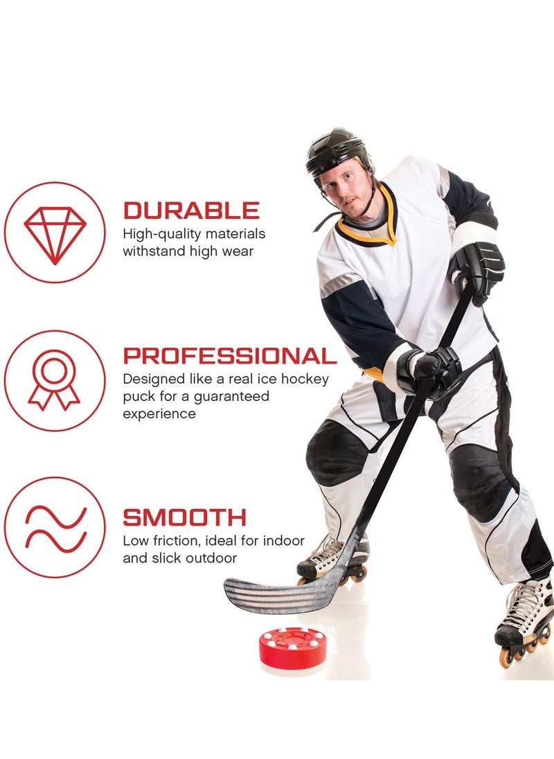 SYOSI - Roller Hockey Puck Street Hockey Puck Official Game Puck Multifunctional Hockey Balls Novelty Indoor Hockey Set for Indoor and Outdoor Sport Dry Land Hockey Balls for Practicing Training Activities - Image 1