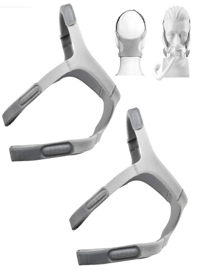 stonespace Amara View Headgear, 2-Pack Replacement CPAP Headgear Strap for Amara View Full Face Mask, Standard(Without Mask) - Image 1
