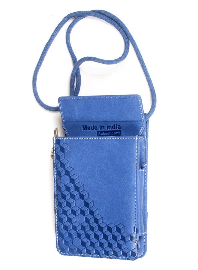 Sukeshcraft Passport Holder for Jumbo Passport (Sky Blue) - Image 2