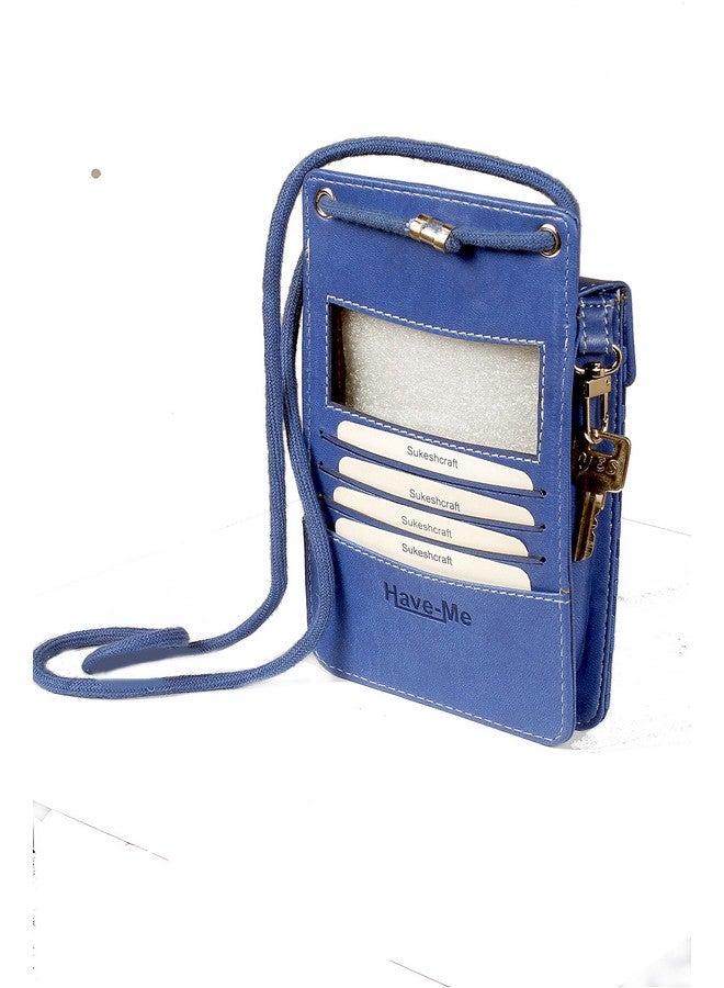 Sukeshcraft Passport Holder for Jumbo Passport (Sky Blue) - Image 3