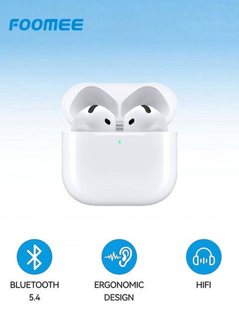 سماعات TWS GE2 بتقنية بلوتوث 5.4، محركات 13 ملم وصوت HiFi عالي الجودة – متوافقة مع iOS و Android