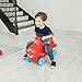 Step2 Sky Rider Kids Push Car Foot Powered Ride On Toy Practice Balance with 4 Wheels Track Not Included Made of Durable Plastic Max Weight 50 lbs for Toddlers 25 Years Old Red - Image 2