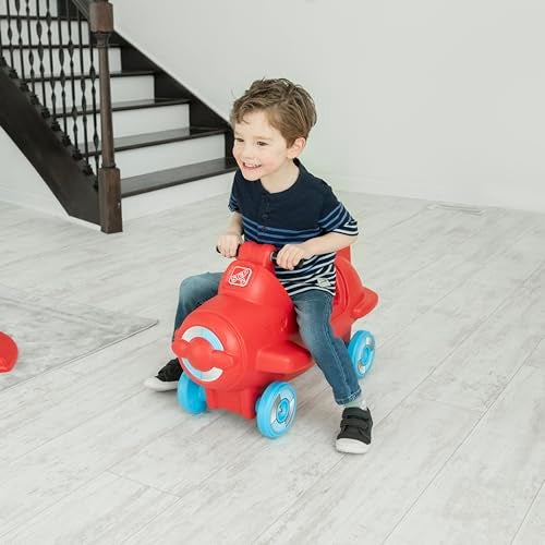 Step2 Sky Rider Kids Push Car Foot Powered Ride On Toy Practice Balance with 4 Wheels Track Not Included Made of Durable Plastic Max Weight 50 lbs for Toddlers 25 Years Old Red - Image 5