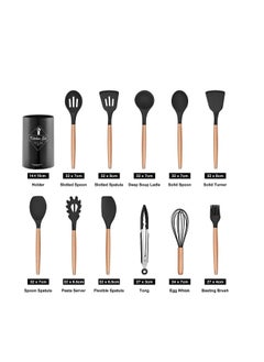 BBstore Silicone Cooking Utensils Set Of 12 Pieces Food Grade  - Image 4