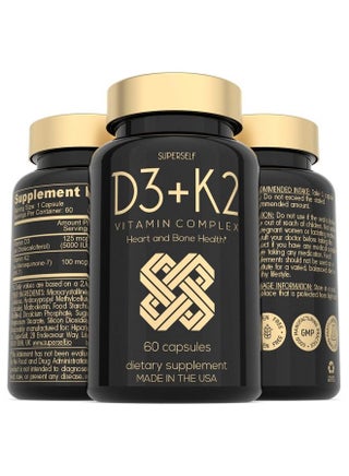 Vitamin D3 K2 Capsules Vitamin D3 5000 Iu And Vitamin K Mk7 100Mcg 60 Capsules Usa Made Vegetarian Vitamin D Supplement High Strength Vit D For Bones Muscle Teeth Immune System - pzsku/Z69F14407323010322031Z/45/_/1685527423/bb28a94f-a008-406c-9b08-13f6a49b1a87