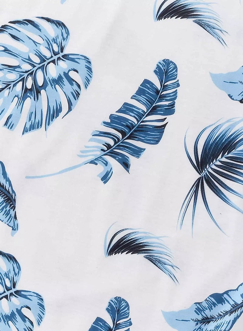 Men Tropical Print Tank Top - Image 3