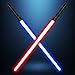 Solizan Light Up Saber with FX Sound Light Sabers for Kids Retractable Light Swords Gifts Set for Boys Girls Birthday Christmas Halloween Parties 7 Colors LED Glow in The Dark Toy for Kids Adult Black - Image 4