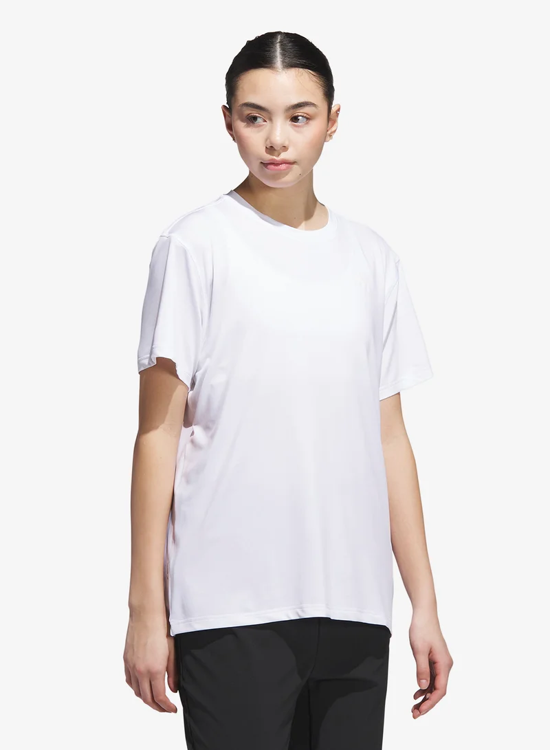 Adidas WHITE D4T Everyday Workout T-Shirt for Women | Best Price UAE