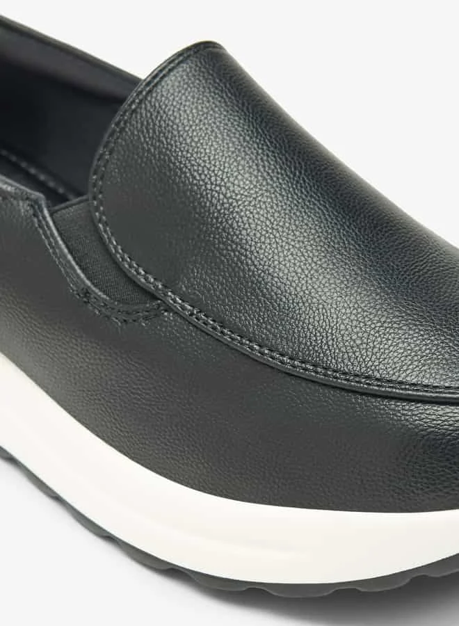 Flora Bella By Shoexpress Women Solid Slip-On Loafers with Platform Heels